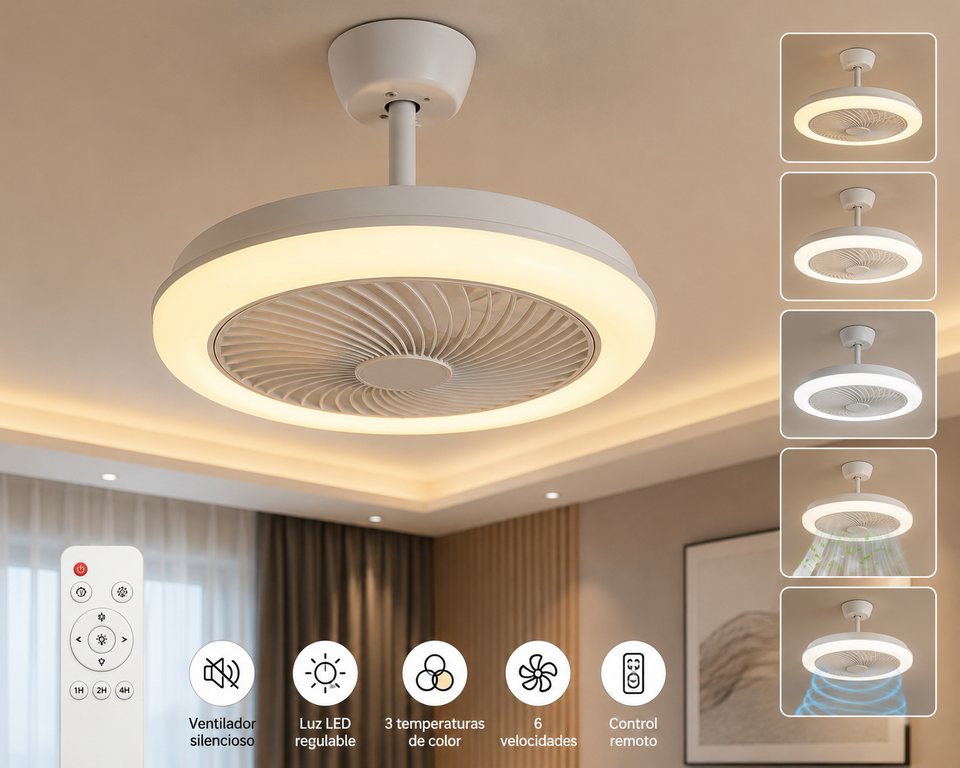 lampara ventiladora